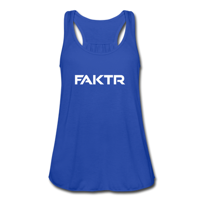 Women's Flowy Tank Top by Bella - royal blue